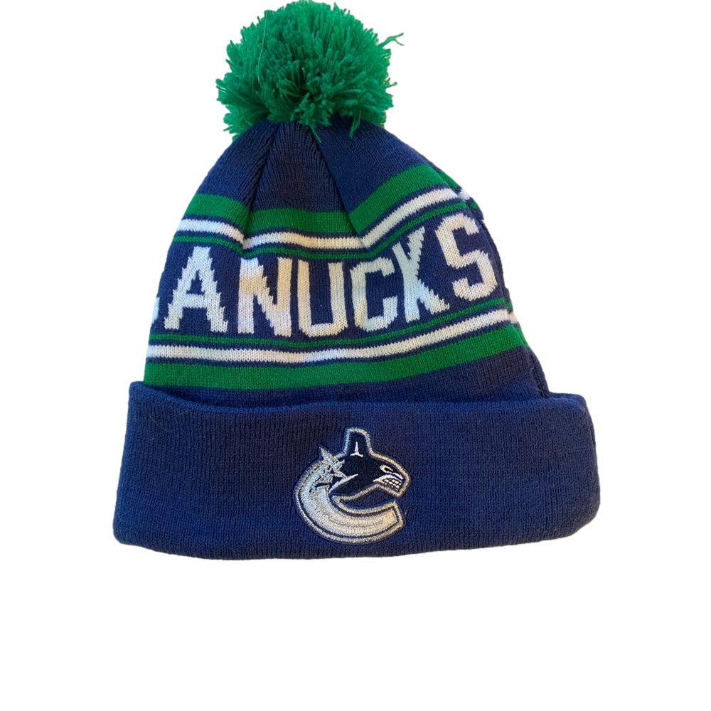 Vancouver Canucks Youth Pom Knit Toque 🥅 NHL official🥅